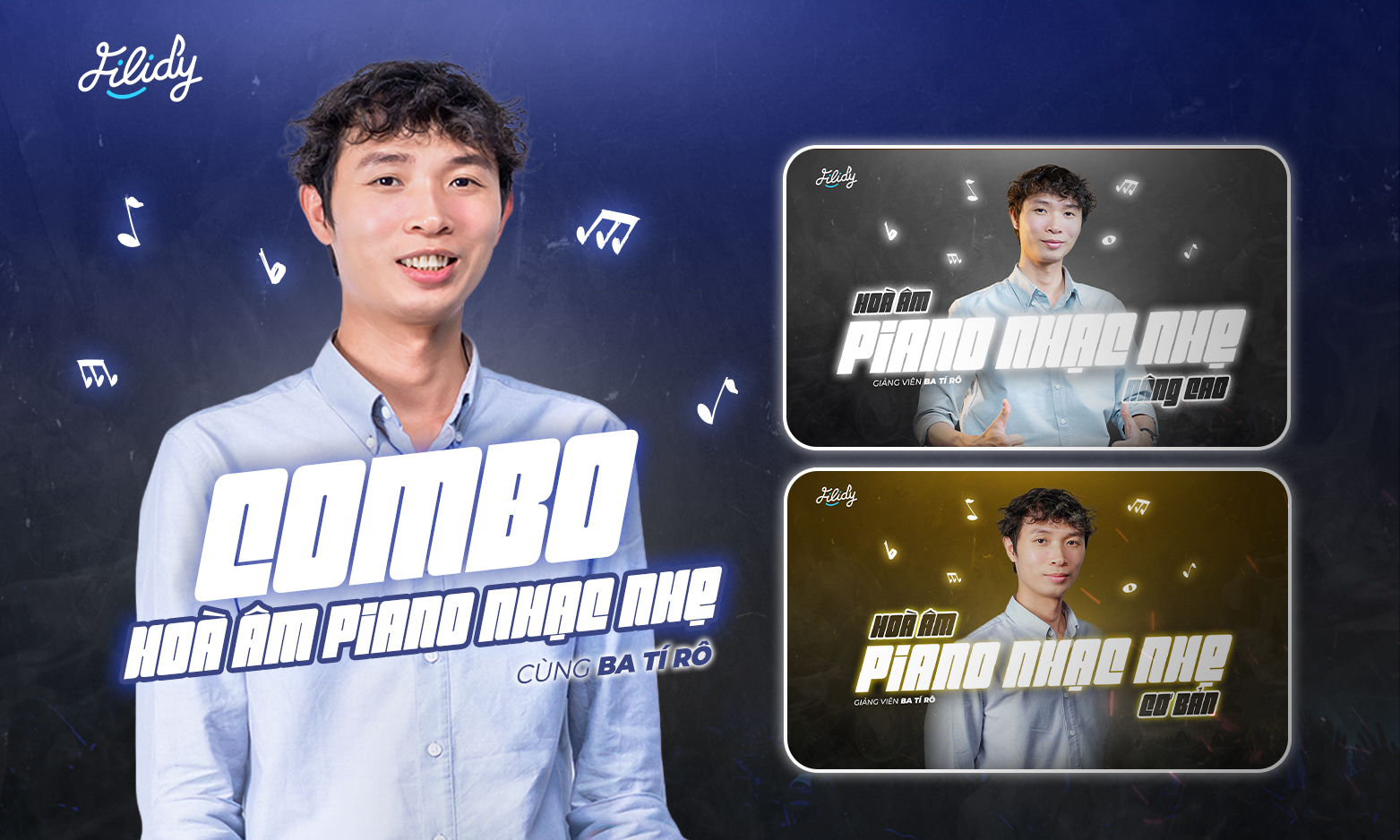 Combo Piano Nhạc Nhẹ Cùng Ba Tí Rô